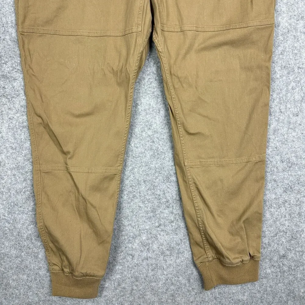 Publish Pants Mens Size 44 Tan Legacy Joggers Cotton Stretch Casual Preppy Logo